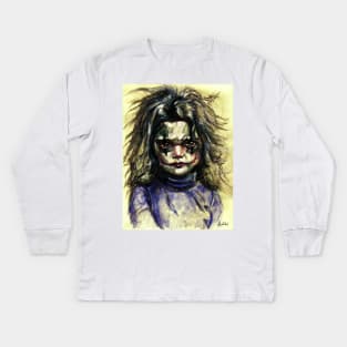 Joker girl Kids Long Sleeve T-Shirt